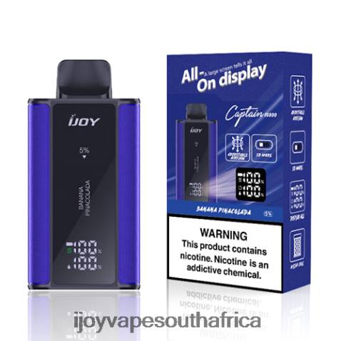 FB4P81 iJOY Bar Captain Disposable - best iJOY flavor Banana Pinacolada