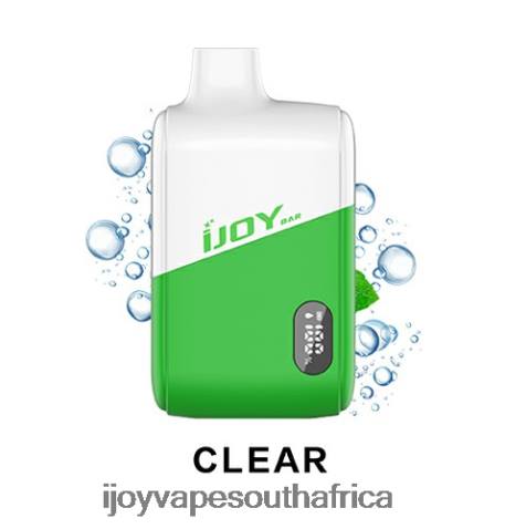 FB4P183 iJOY Bar IC8000 Disposable - iJOY disposable vape Clear